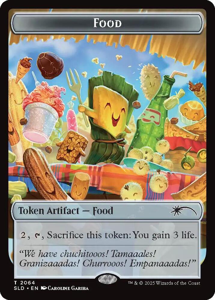 Food Token 2064 card from Secret Lair Drop Series