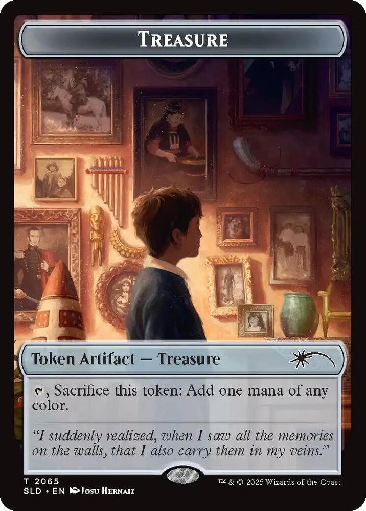 Treasure Token 2065 card from Secret Lair Drop Series