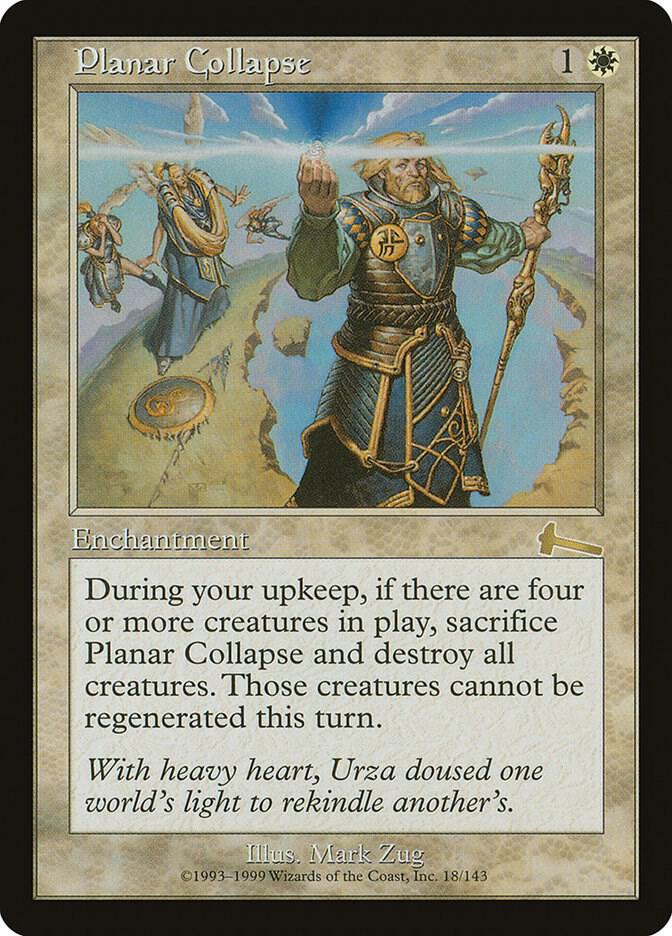 Planar Collapse 18 card from Urza's Legacy