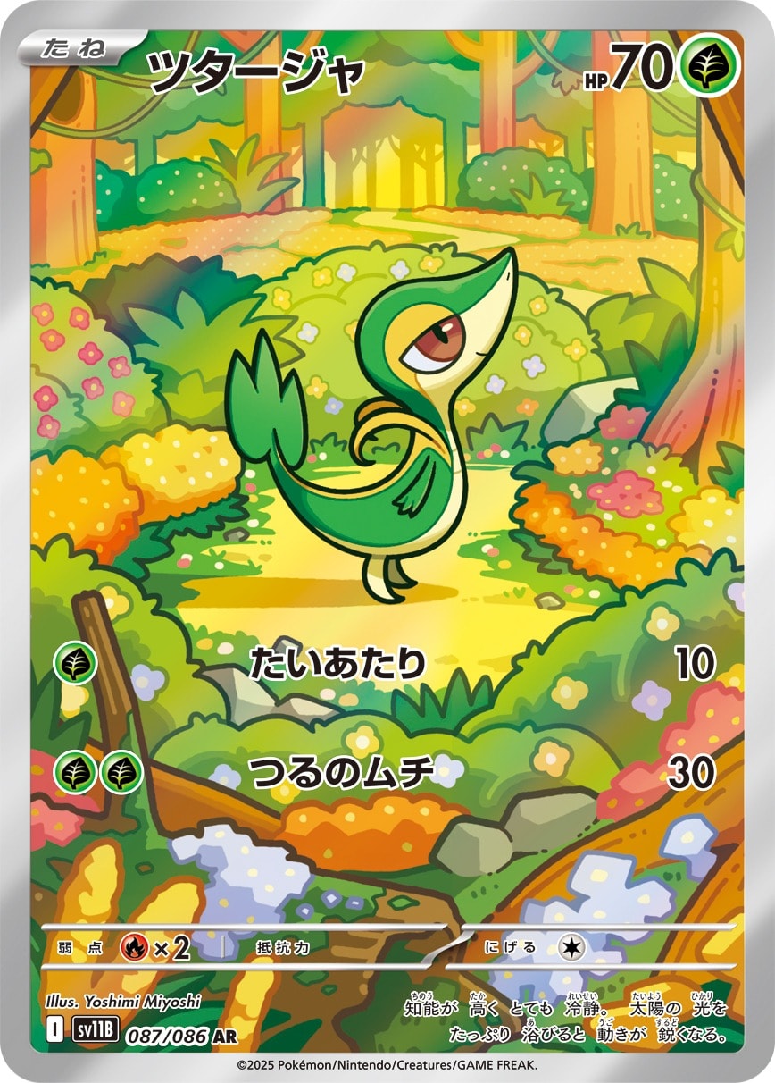 Snivy 087/086 card from SV11B: Black Bolt