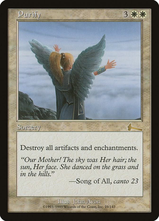 Purify 19 card from Urza's Legacy