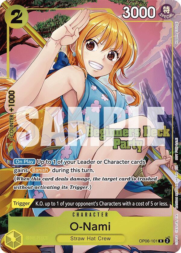 O-Nami (Beginners Deck Party [ST-23] - [ST-28] Winner Pack) OP06-101 card from One Piece Promotion Cards