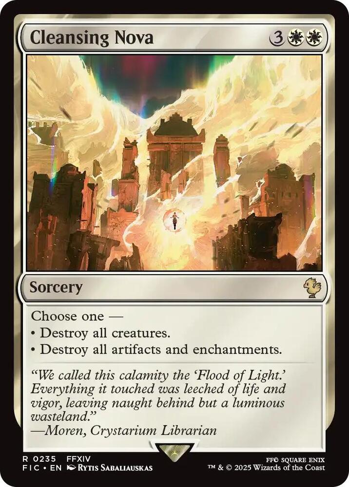 Cleansing Nova (Surge Foil) 235 card from Commander: FINAL FANTASY