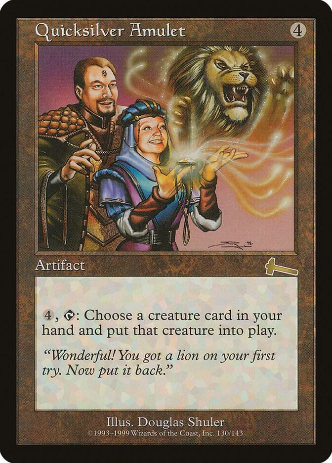 Quicksilver Amulet 130 card from Urza's Legacy