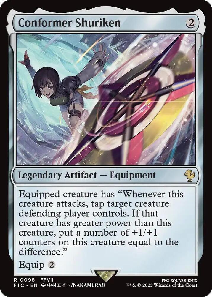 Conformer Shuriken (Surge Foil) 98 card from Commander: FINAL FANTASY