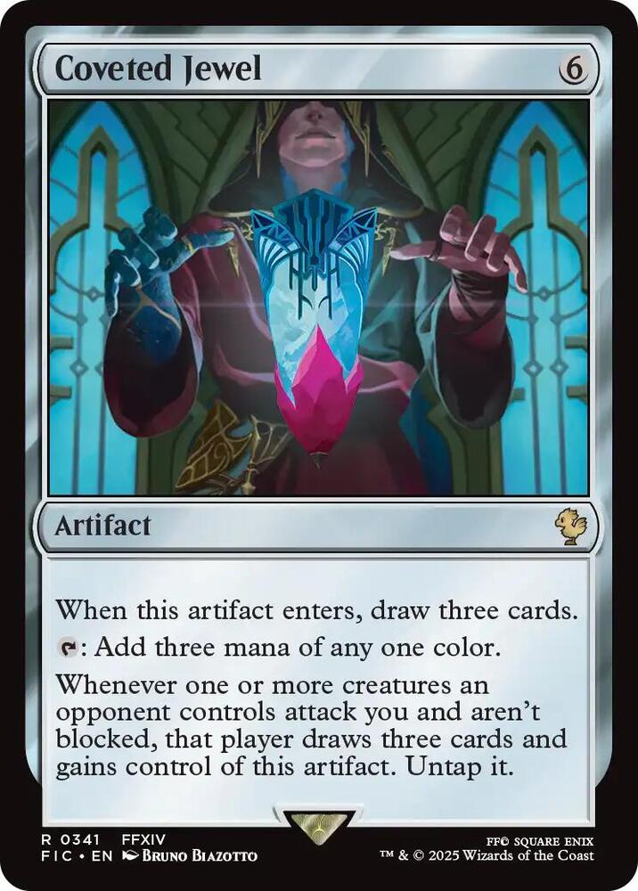 Coveted Jewel (Surge Foil) 341 card from Commander: FINAL FANTASY