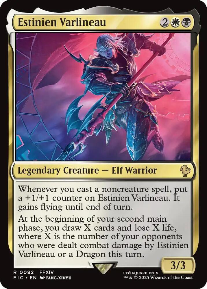 Estinien Varlineau (Surge Foil) 82 card from Commander: FINAL FANTASY