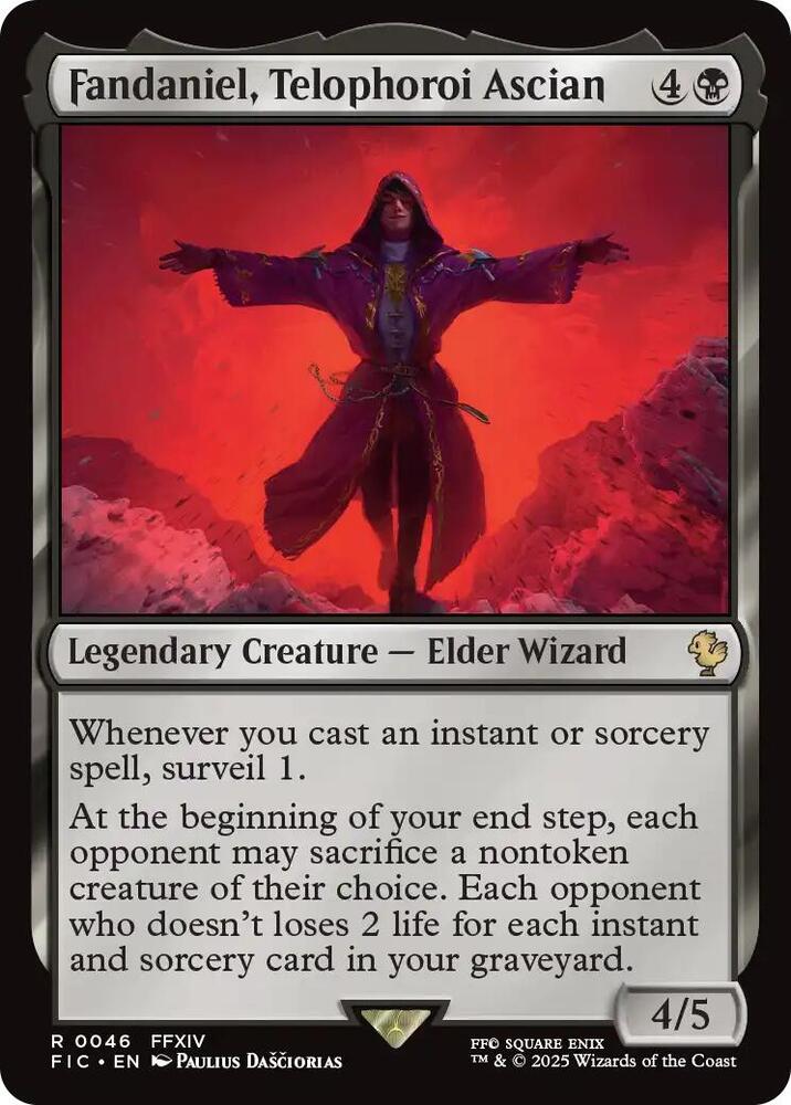 Fandaniel, Telophoroi Ascian (Surge Foil) 46 card from Commander: FINAL FANTASY