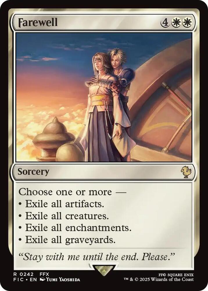 Farewell (Surge Foil) 242 card from Commander: FINAL FANTASY
