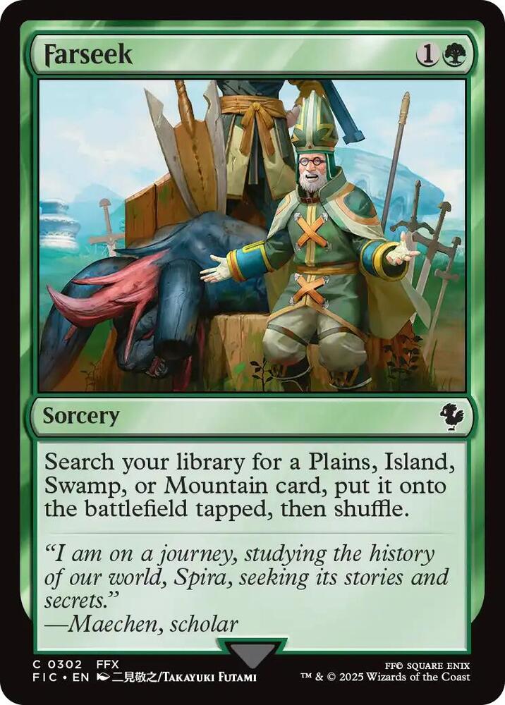 Farseek (Surge Foil) 302 card from Commander: FINAL FANTASY