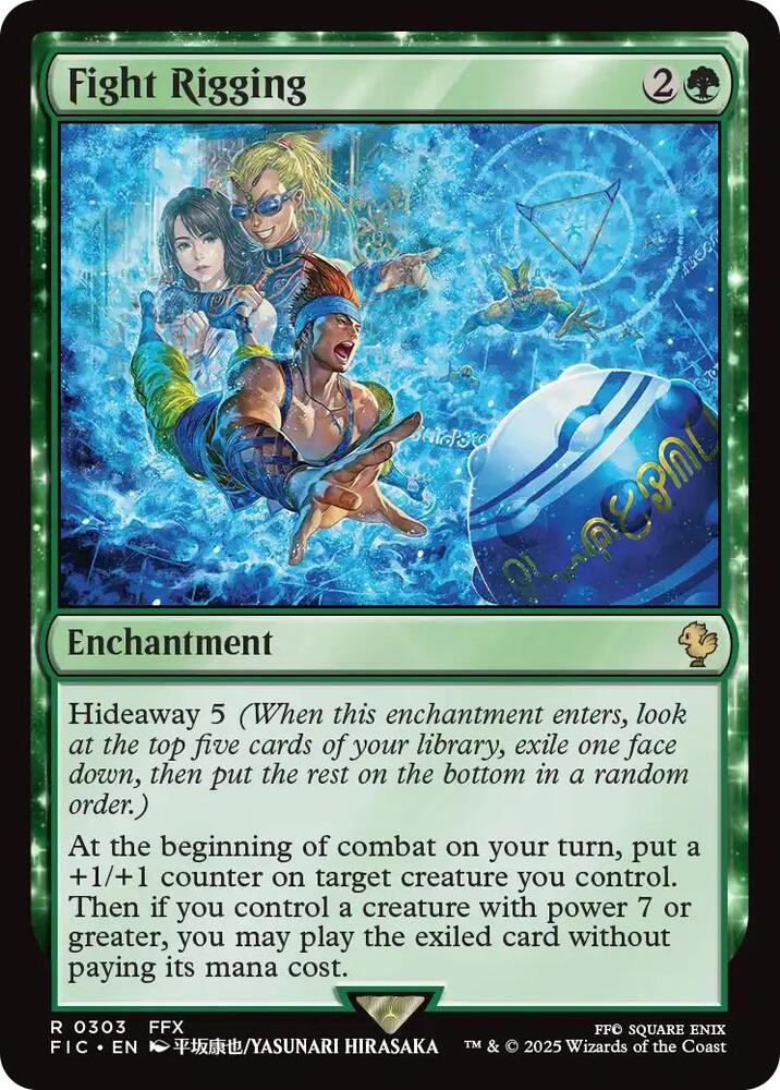 Fight Rigging (Surge Foil) 303 card from Commander: FINAL FANTASY