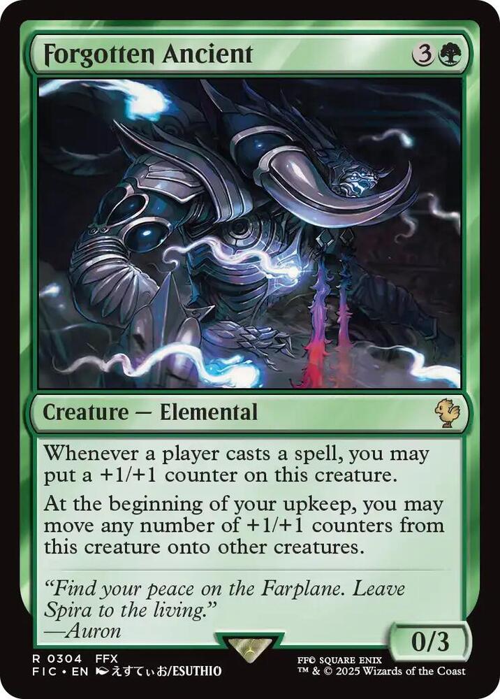 Forgotten Ancient (Surge Foil) 304 card from Commander: FINAL FANTASY