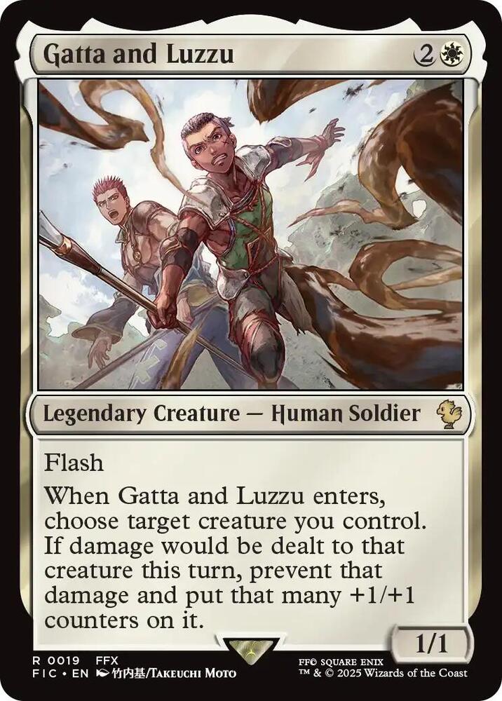Gatta and Luzzu (Surge Foil) 19 card from Commander: FINAL FANTASY
