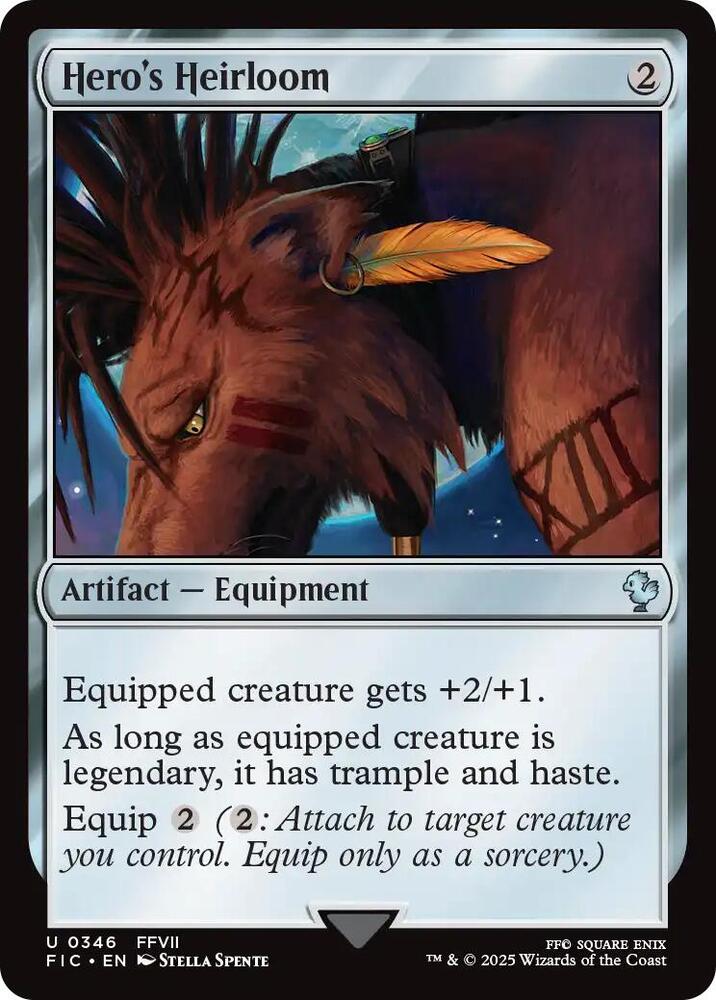 Hero's Heirloom (Surge Foil) 346 card from Commander: FINAL FANTASY