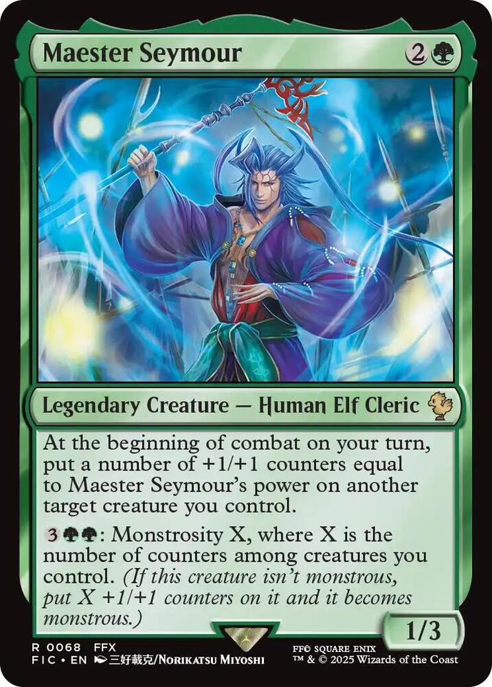 Maester Seymour (Surge Foil) 68 card from Commander: FINAL FANTASY