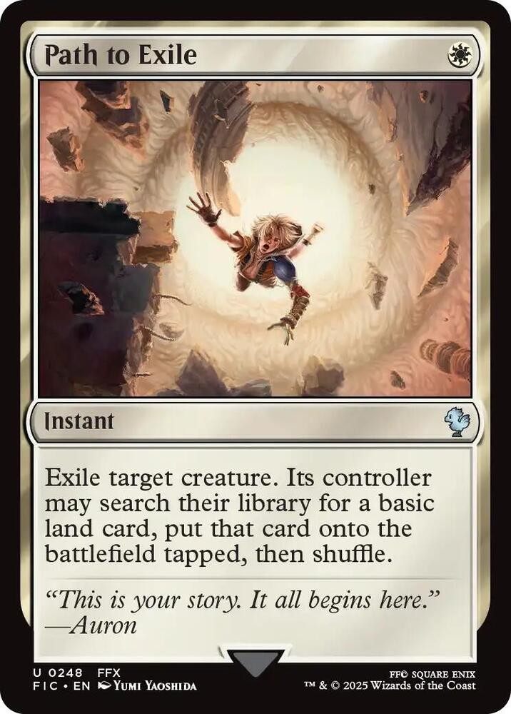 Path to Exile (Surge Foil) 248 card from Commander: FINAL FANTASY