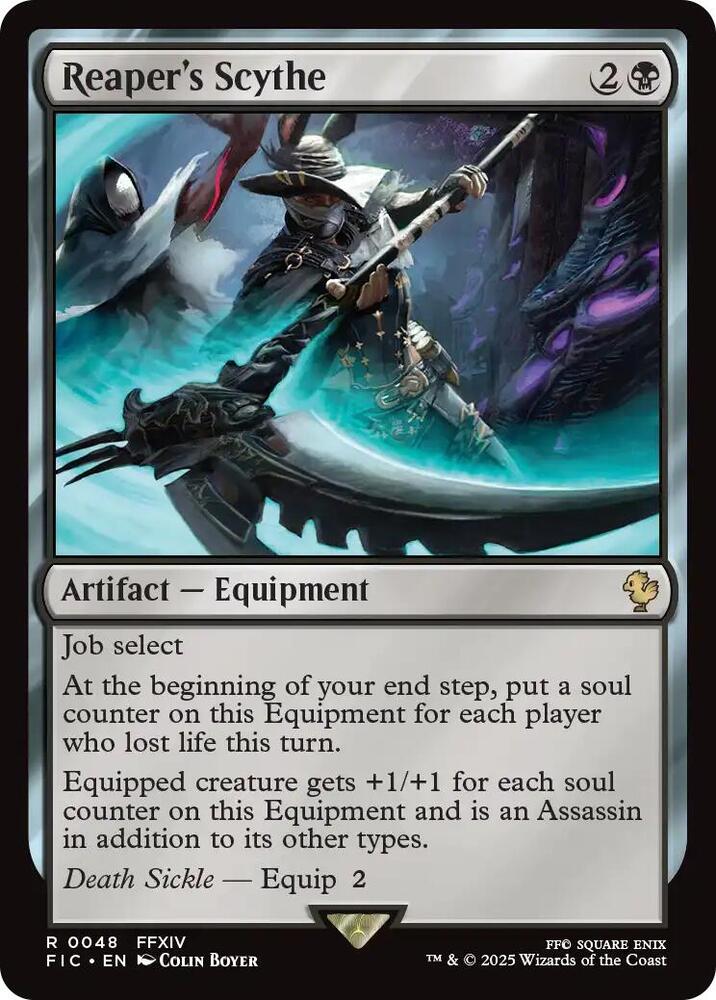 Reaper's Scythe (Surge Foil) 48 card from Commander: FINAL FANTASY
