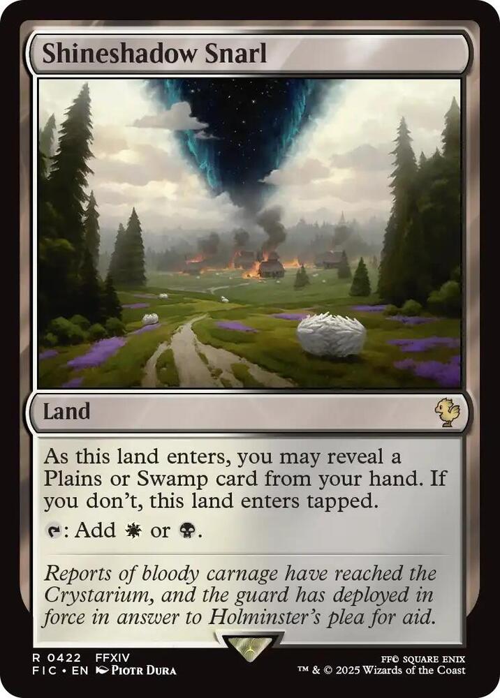 Shineshadow Snarl (Surge Foil) 422 card from Commander: FINAL FANTASY