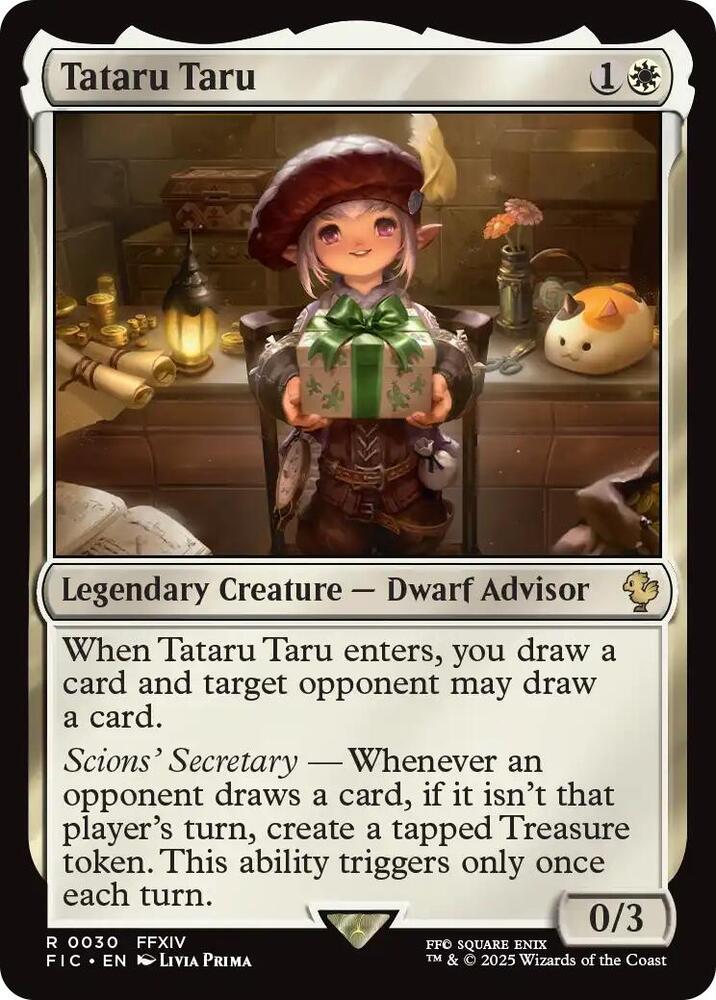 Tataru Taru (Surge Foil) 30 card from Commander: FINAL FANTASY