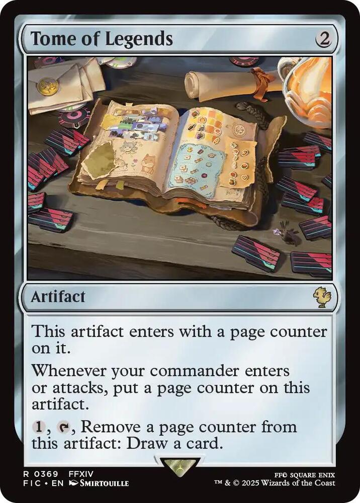 Tome of Legends (Surge Foil) 369 card from Commander: FINAL FANTASY