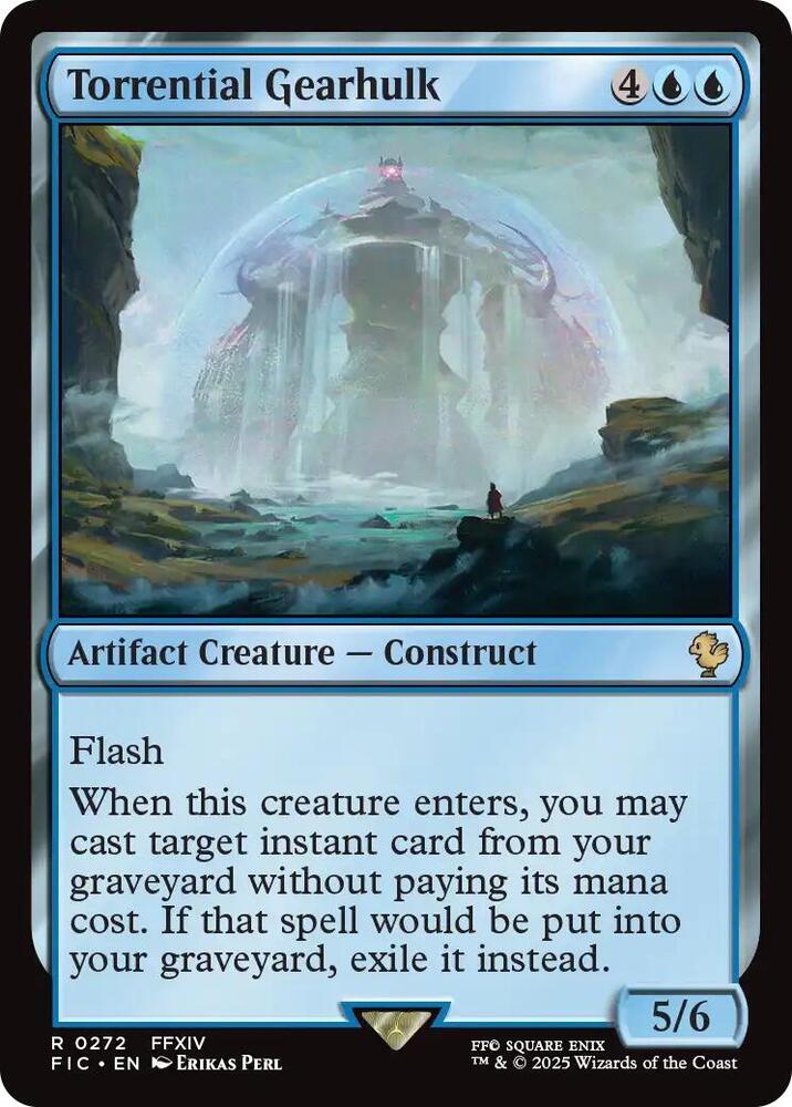 Torrential Gearhulk (Surge Foil) 272 card from Commander: FINAL FANTASY
