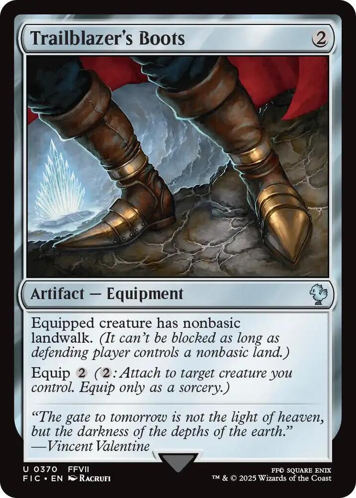 Trailblazer's Boots (Surge Foil) 370 card from Commander: FINAL FANTASY