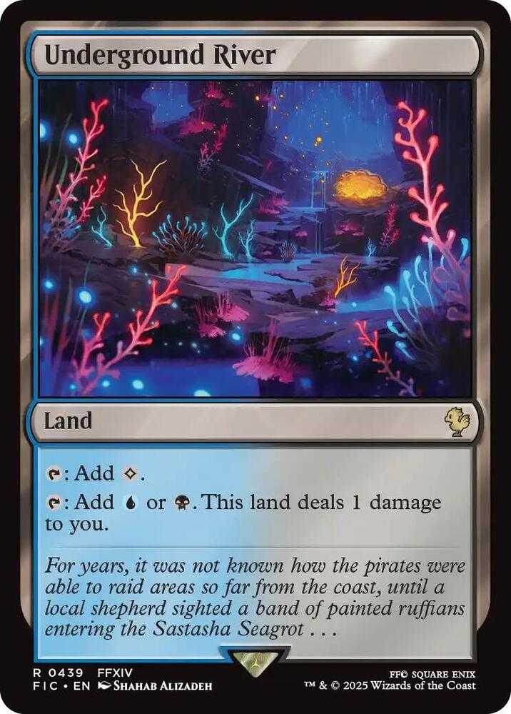 Underground River (Surge Foil) 439 card from Commander: FINAL FANTASY