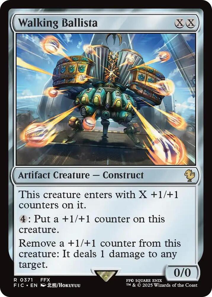 Walking Ballista (Surge Foil) 371 card from Commander: FINAL FANTASY