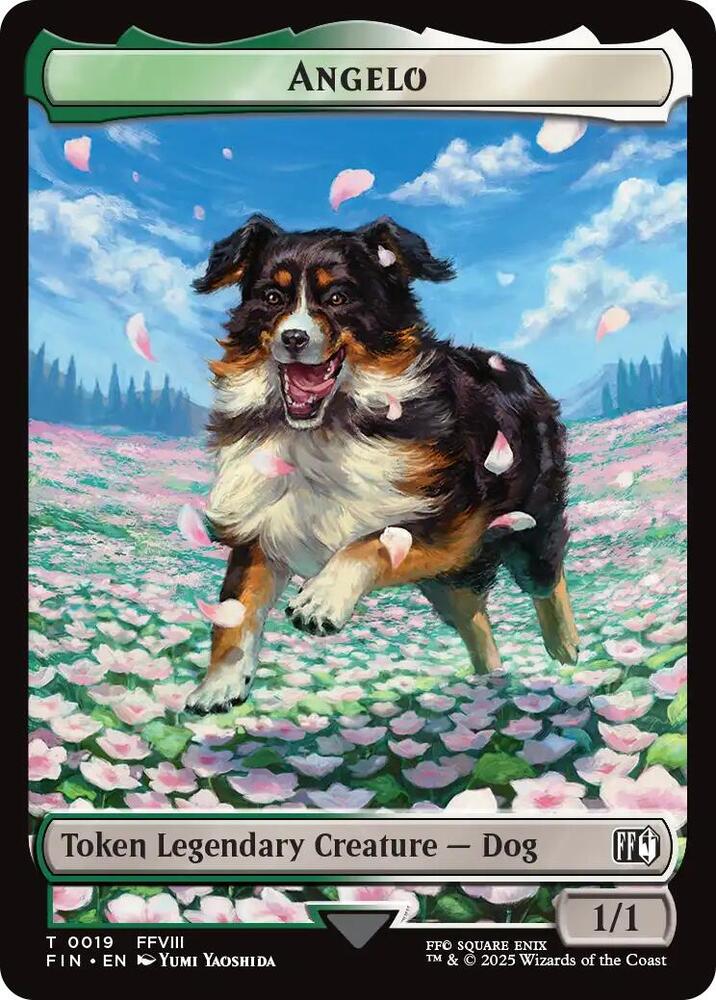 Angelo // Darkstar Double-Sided Token 19 // 20 card from FINAL FANTASY