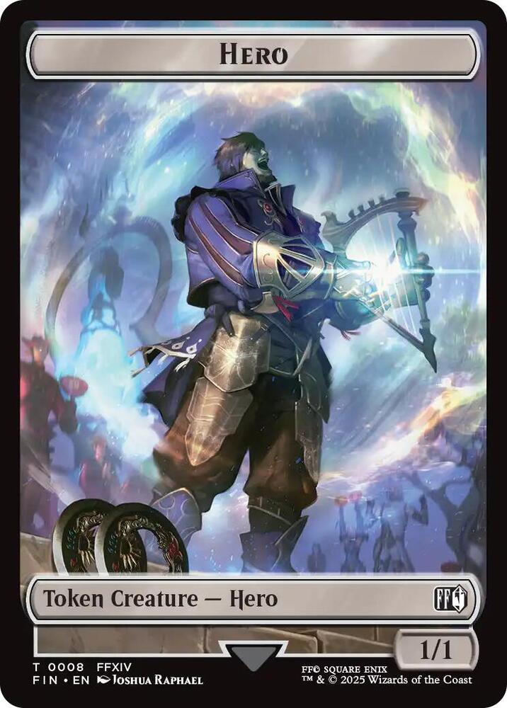 Hero (0008) // Treasure Double-Sided Token 8 // 23 card from FINAL FANTASY