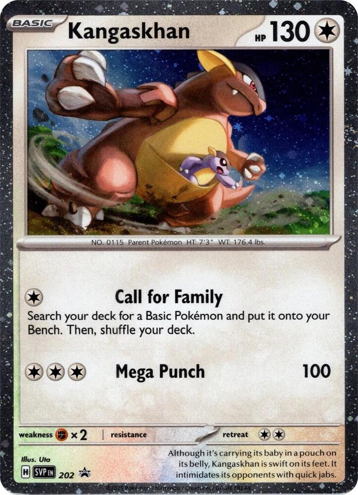 Kangaskhan (Cosmos Holo) 202 card from SV: Scarlet & Violet Promo Cards