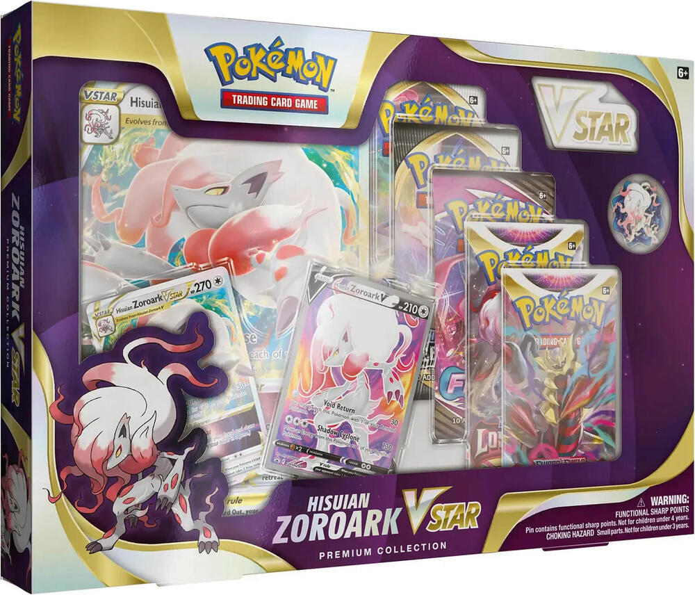Hisuian Zoroark VSTAR Premium Collection (International Version) card from SWSH11: Lost Origin