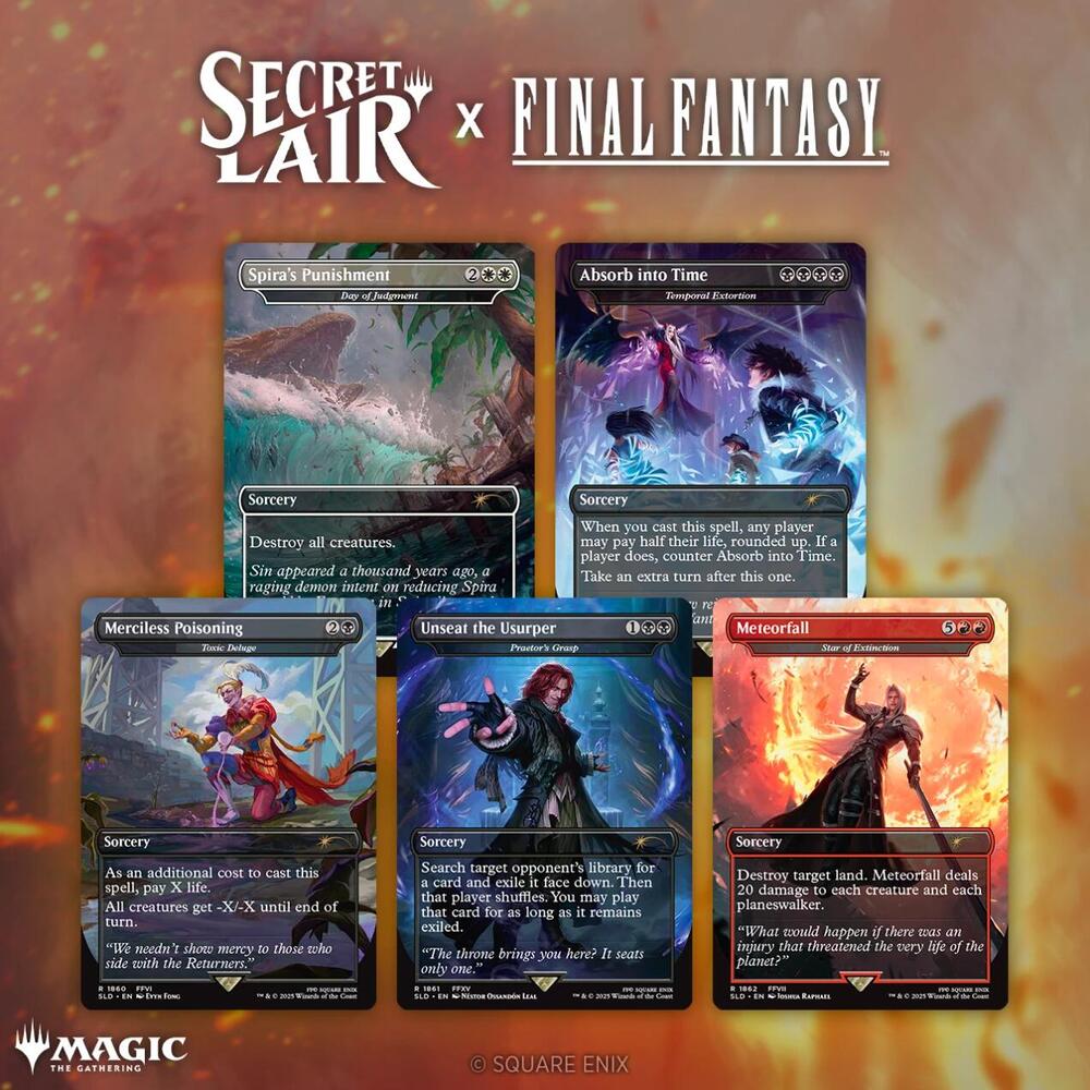 Secret Lair x FINAL FANTASY: Game Over - Non-Foil Edition card from Secret Lair Drop Series