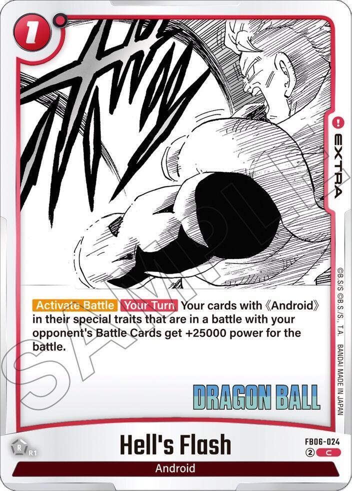 Hell's Flash FB06-24 card from Manga Booster 01
