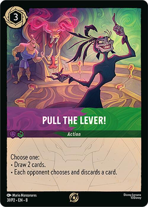Pull the Lever! 31 card from Disney Lorcana Promo Cards