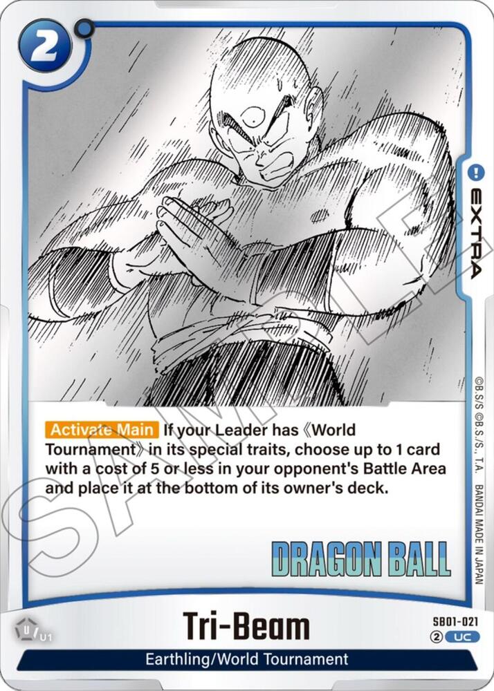 Tri-Beam SB01-021 card from Manga Booster 01