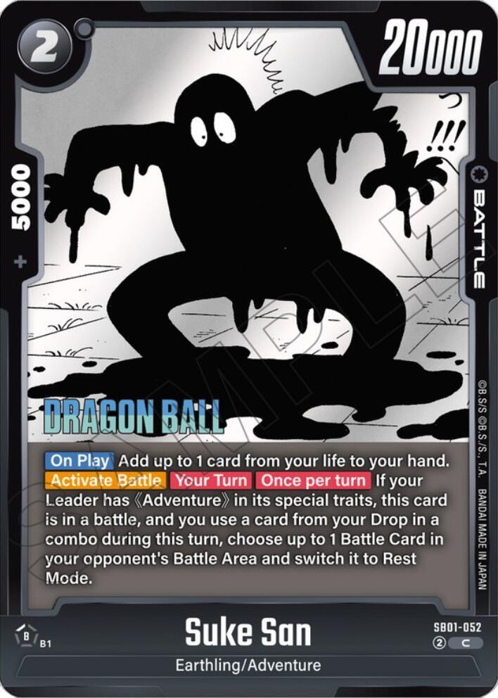 Suke San SB01-052 card from Manga Booster 01