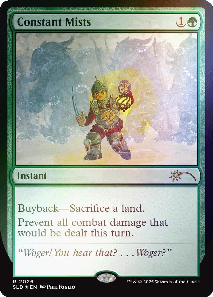 Constant Mists (Rainbow Foil) 2026 card from Secret Lair Drop Series
