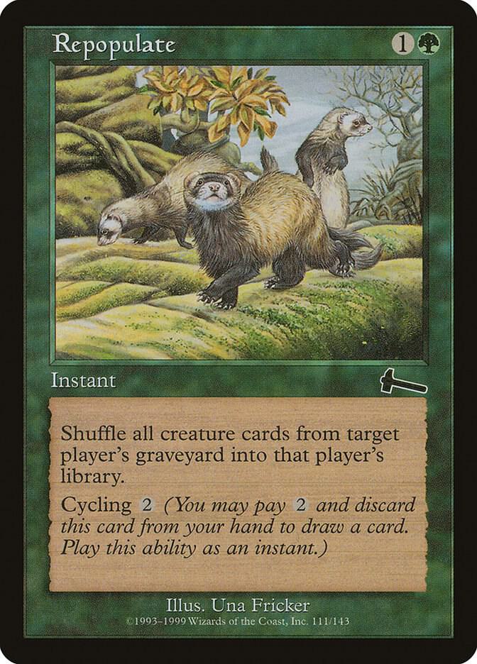 Repopulate 111 card from Urza's Legacy