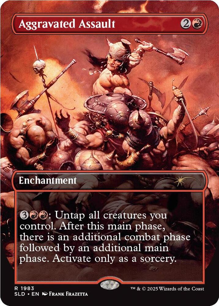 Aggravated Assault 1983 card from Secret Lair Drop Series