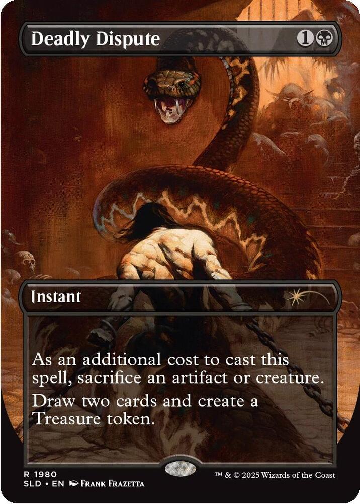 Deadly Dispute 1980 card from Secret Lair Drop Series