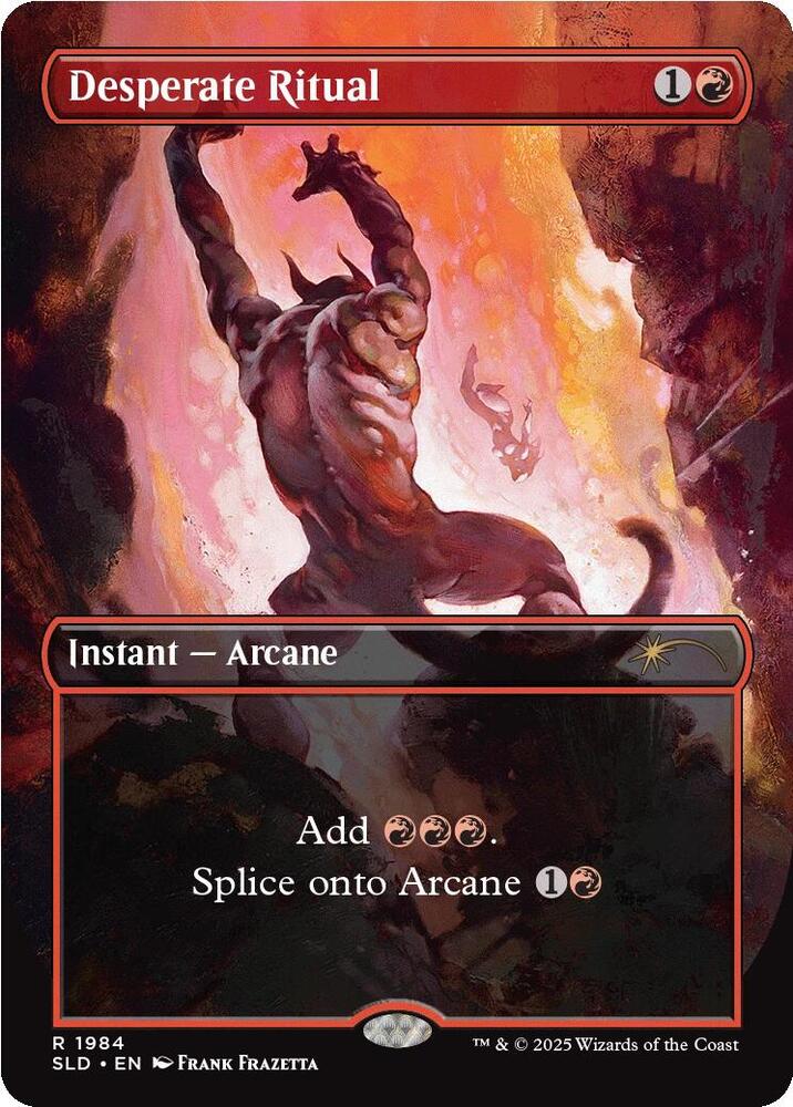 Desperate Ritual 1984 card from Secret Lair Drop Series