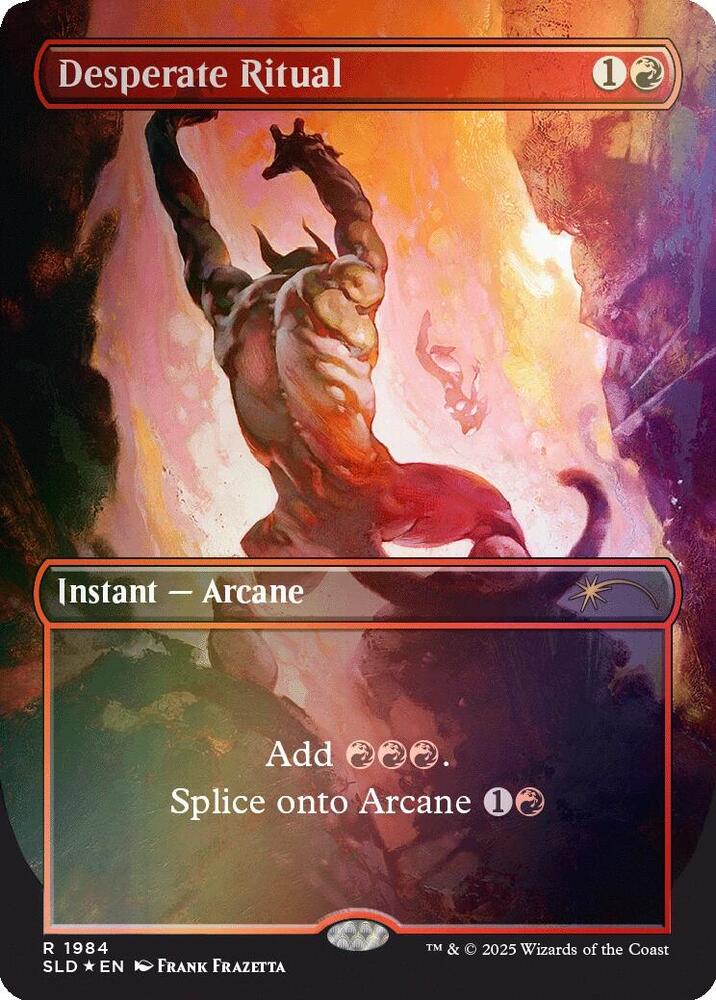 Desperate Ritual (Rainbow Foil) 1984 card from Secret Lair Drop Series