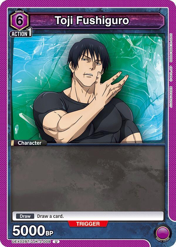 Toji Fushiguro UEX02BT/JJK-2-009 card from UEX02BT: Jujutsu Kaisen Vol.2