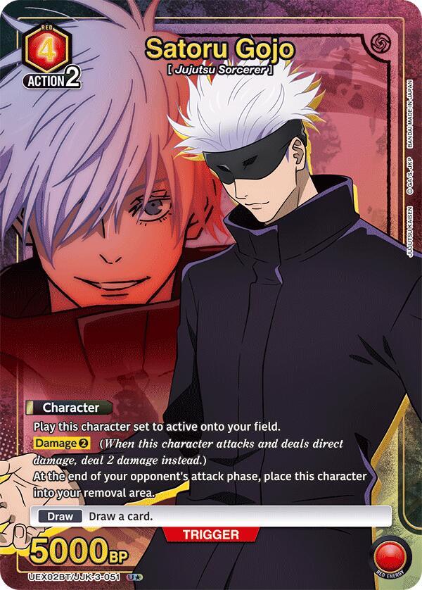 Satoru Gojo (U*) UEX02BT/JJK-3-051 card from UEX02BT: Jujutsu Kaisen Vol.2