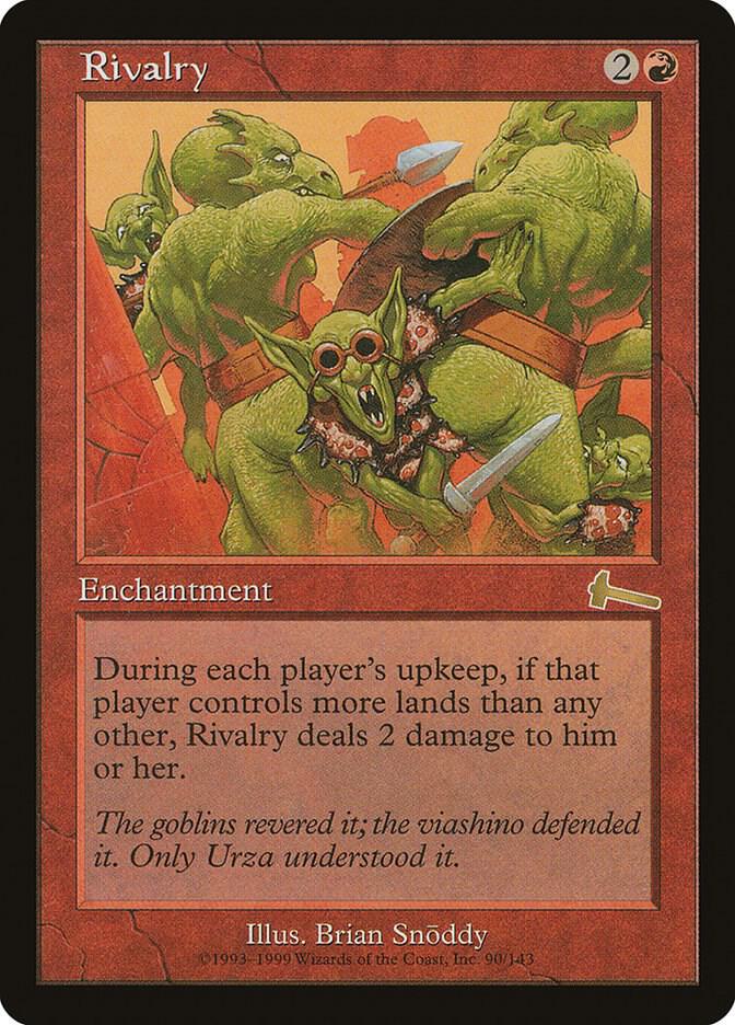 Rivalry 90 card from Urza's Legacy