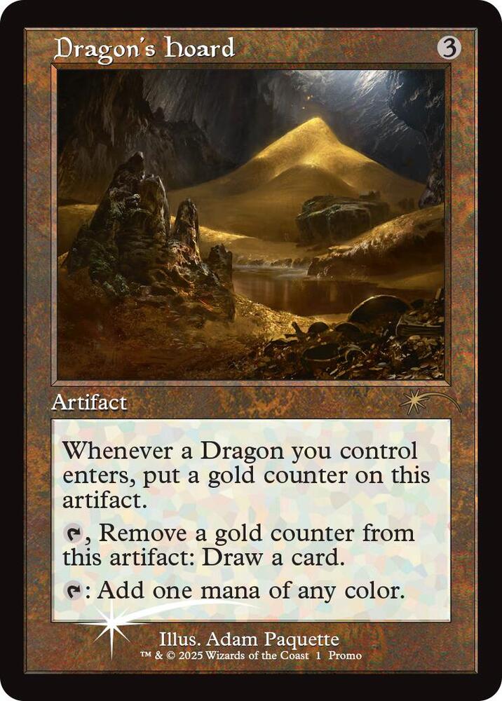 Dragon's Hoard (Retro Frame) card from WPN & Gateway Promos