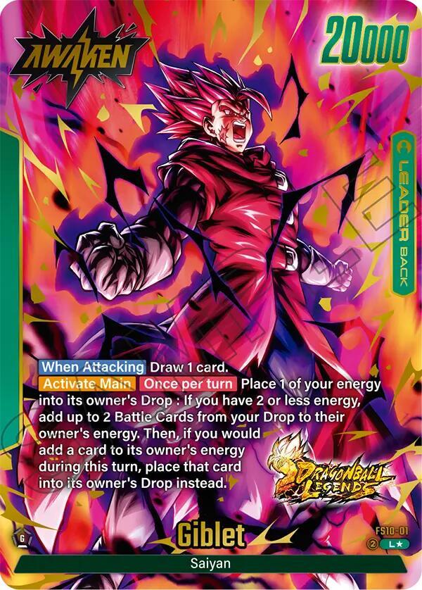 Giblet (Bonus Pack Alternate Art) FS10-01 card from Starter Deck 10: Giblet