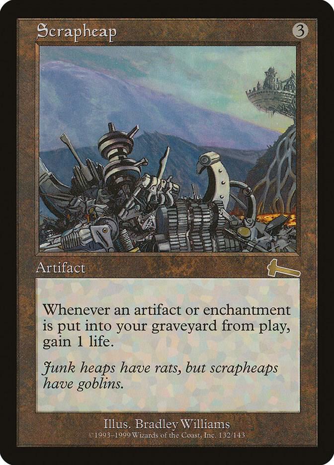 Scrapheap 132 card from Urza's Legacy