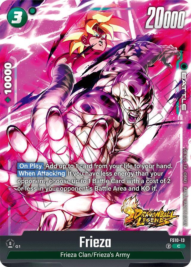 Frieza FS10-13 card from Starter Deck 10: Giblet